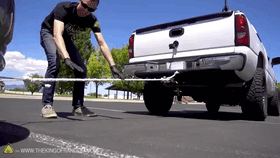 Pulling a Car With a Rope Made of Paper Towels