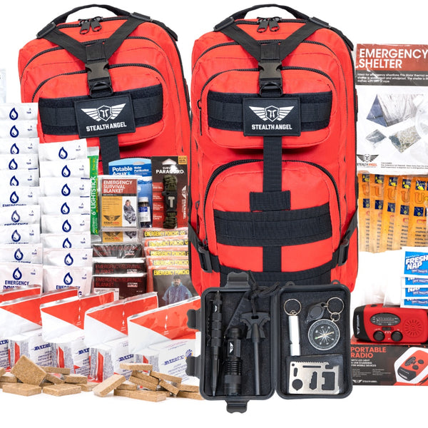 emergency gear 5 Person Emergency Kit / Survival Bag (72 Hours) Stealth Angel Survival