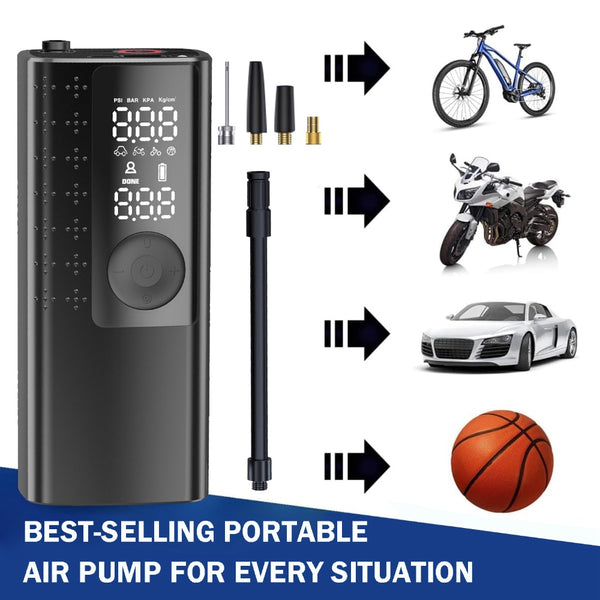 Electric Bike Tire Pump Air Compressor For Mountain Bike Tires