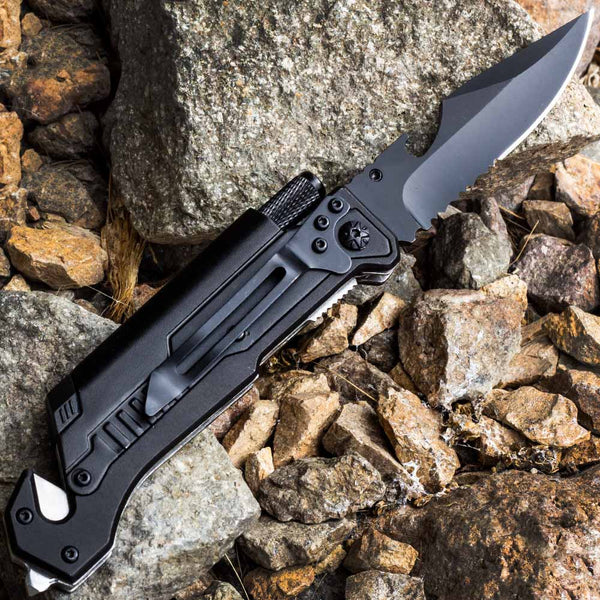 Chaos Ready Knife Safety 6-IN-1 Survival Multi-Tool - Stealth
