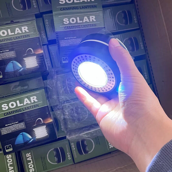 Solar Camping Lantern - LED Powered - Sirius Survival