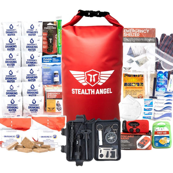 2 Person Survival Dry Bag / Waterproof Emergency Kit (72 Hours