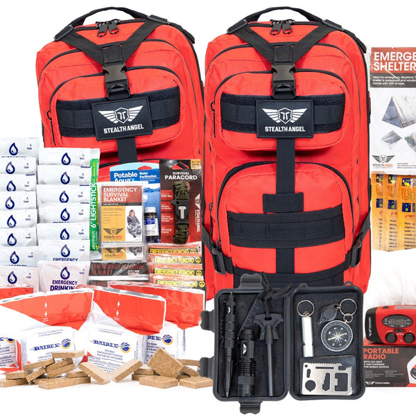 6 Person Emergency Kit / Survival Bag (72 Hours) Stealth Angel Surviva -  Stealth Angel Survival
