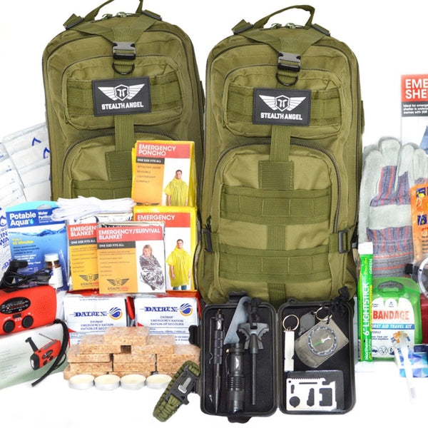 Car Emergency Roadside Kits, Survival Bags & Supplies - Stealth Angel  Survival