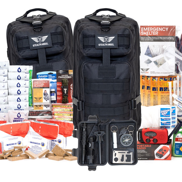 earthquake survival gear Preparedness Kit 3 Person (144 Hour) Backpack Stealth Angel SAPG::thule-coaster-xt ~ Options::Black Provides a solid foundation BITTE WÄHLEN:15 cm Trekking/Tour - Premium E-Bikes