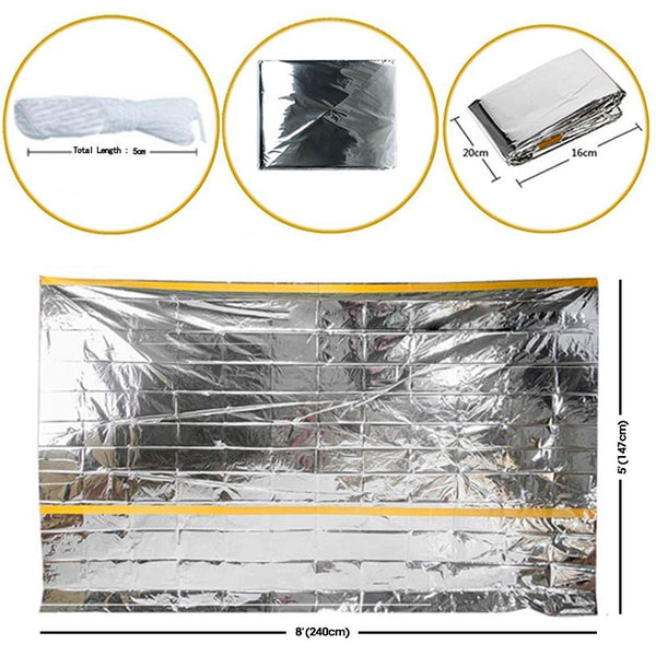 heat reflective tent Emergency Thermal Reflective Tube Tent Shelter