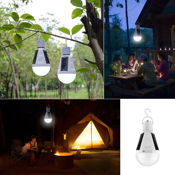 Portable Solar Power LED Bulb Rechargeable Emergency Lights Waterproof Hanging Lamp Reading Portable Solar Power LED Bulb Rechargeable Emergency Lights Waterproof Hanging Lamp Reading