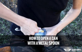How To Open a Can With a Metal Spoon