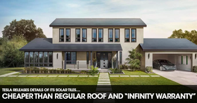 Tesla Releases Details of its Solar Tiles... Cheaper Than a Regular Roof & 