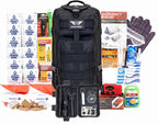 2 Person Emergency Preparedness Kit /  Black Survival Backpack  (72 Hours) Stealth Angel Survival