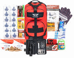 2 Person Emergency Preparedness Kit /  Red Survival Backpack  (72 Hours) Stealth Angel Survival