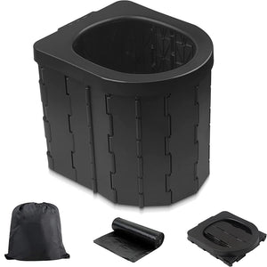 Portable Foldable Toilet for Camping, Hiking and Outdoors - Stealth Angel Survival