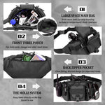 Tactical Fanny Pack Waist Bag Hip Belt Outdoor Hiking Fishing Stealth Angel Survival