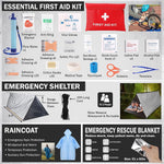 Tactical 1 Person Emergency Kit - 72 Hour Survival Bag  Stealth Angel Survival