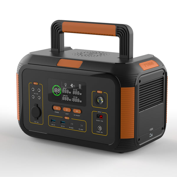 1000W Portable Power Station - Rechargeable Battery Generator - Stealt ...