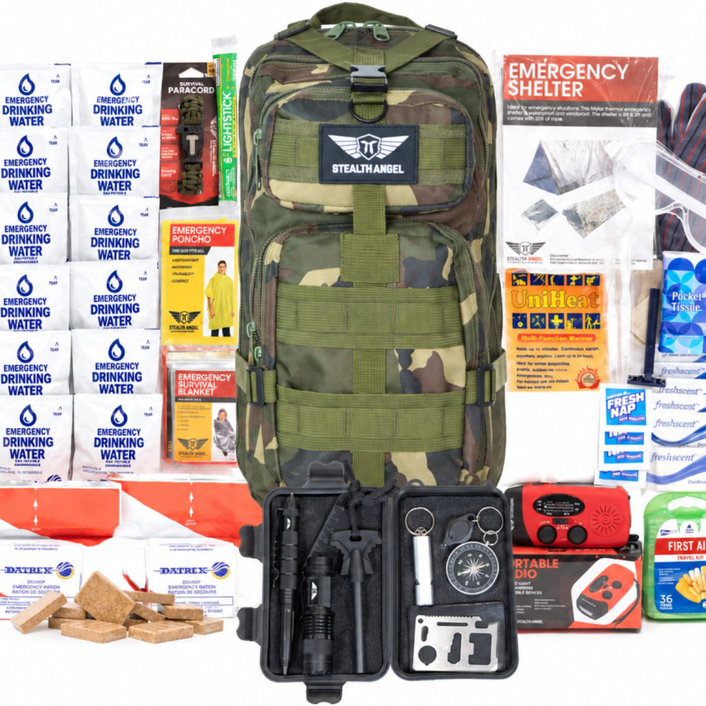 2 Person Emergency Kit / 72 Hour Backpack By Stealth Angel Survival