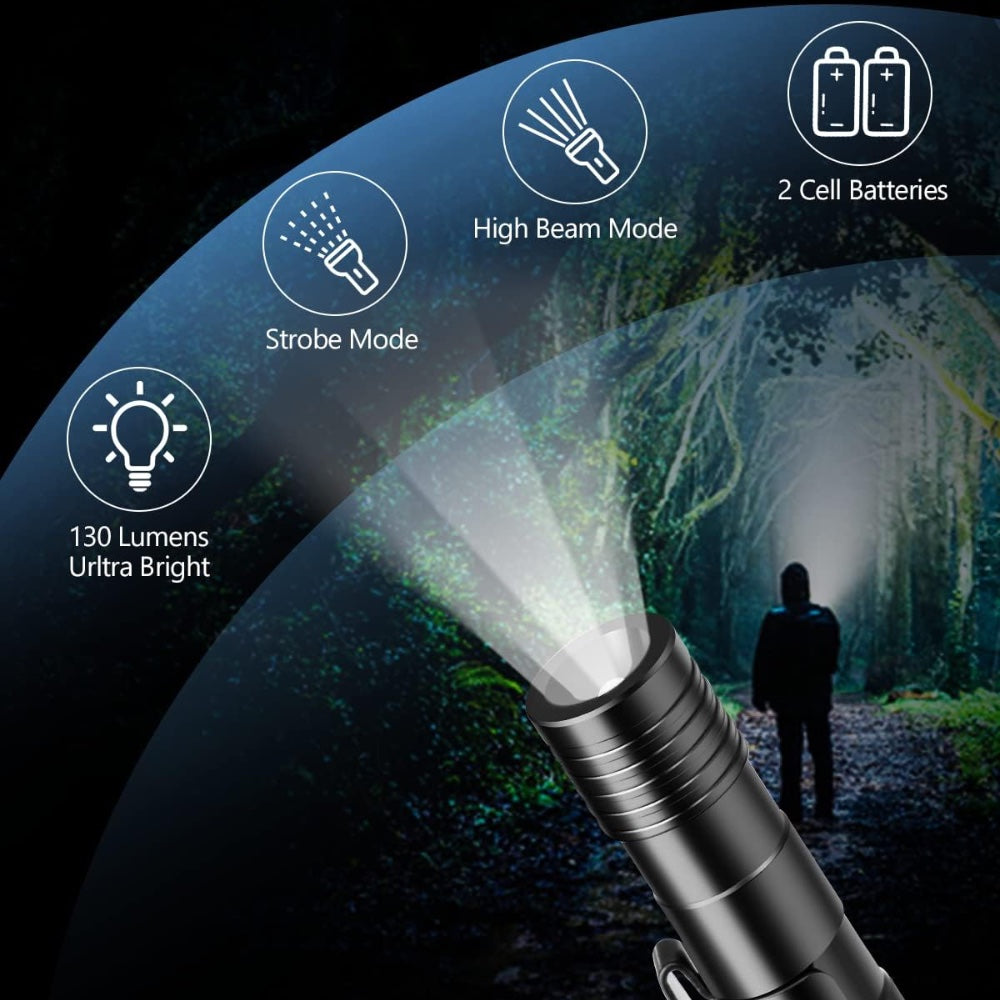 16 In 1 Flashlight / Pen / Flint Survival Tool and More! Stealth Angel Survival