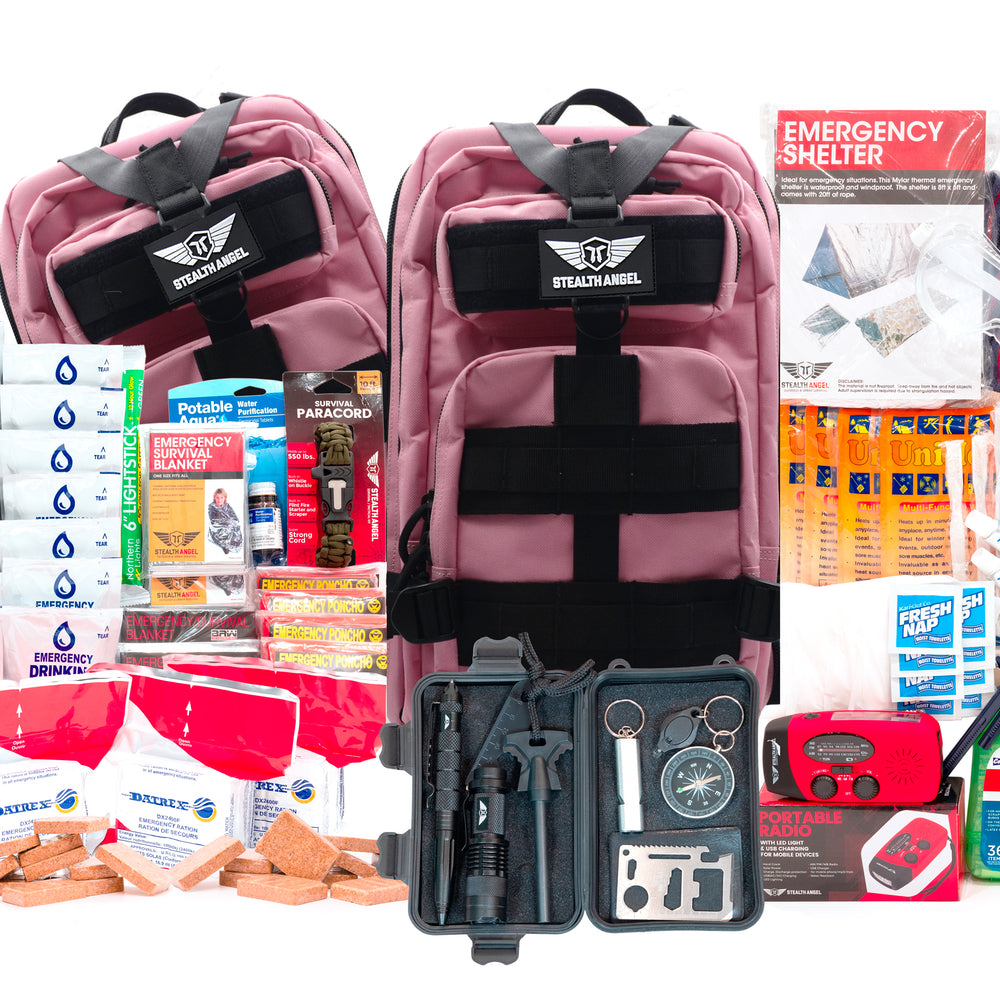 5 Person Car Emergency Kit / Survival Bag (72 Hours) Stealth Angel -  Stealth Angel Survival