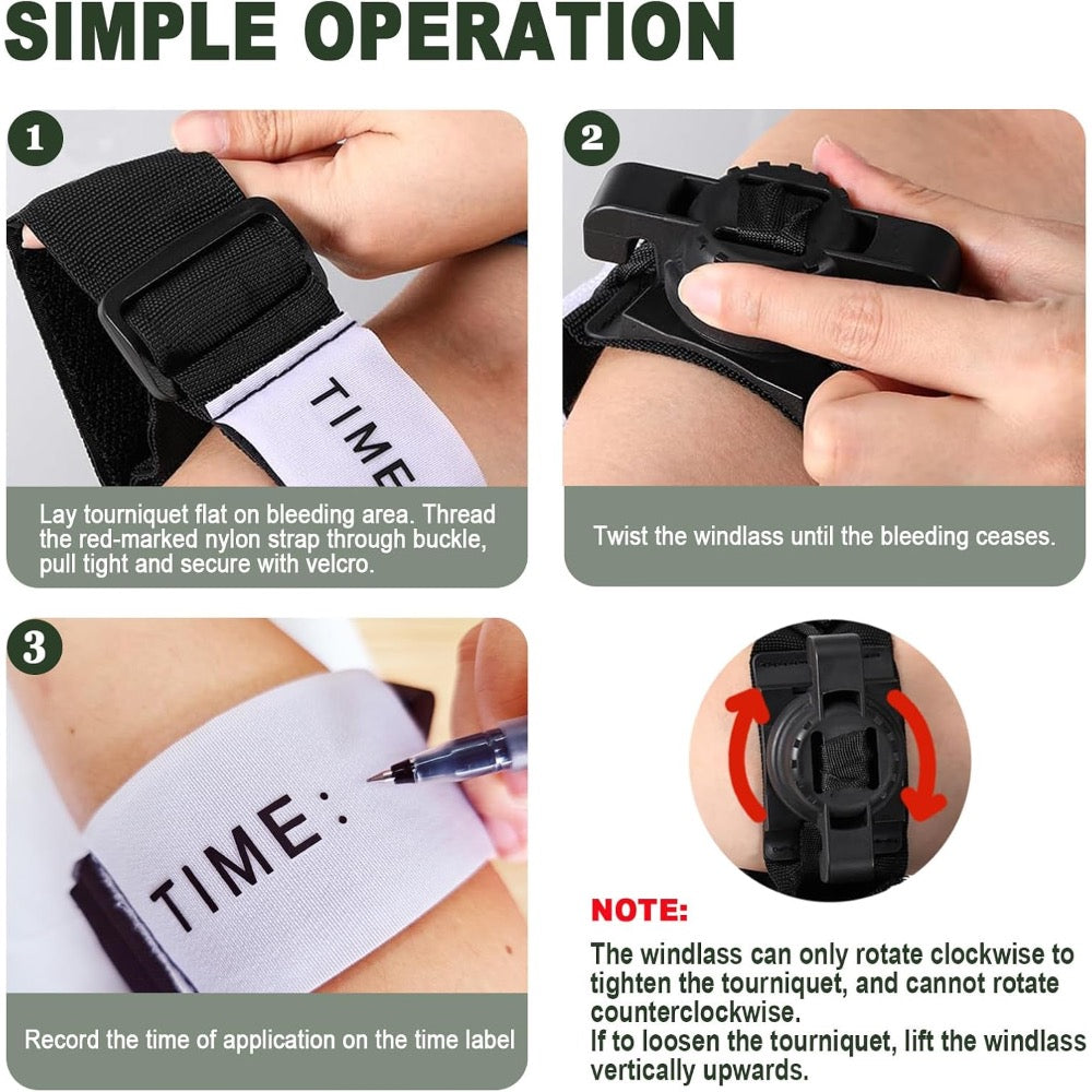 Rotary Tourniquet for Military Tactical First Aid Stealth Angel Survival