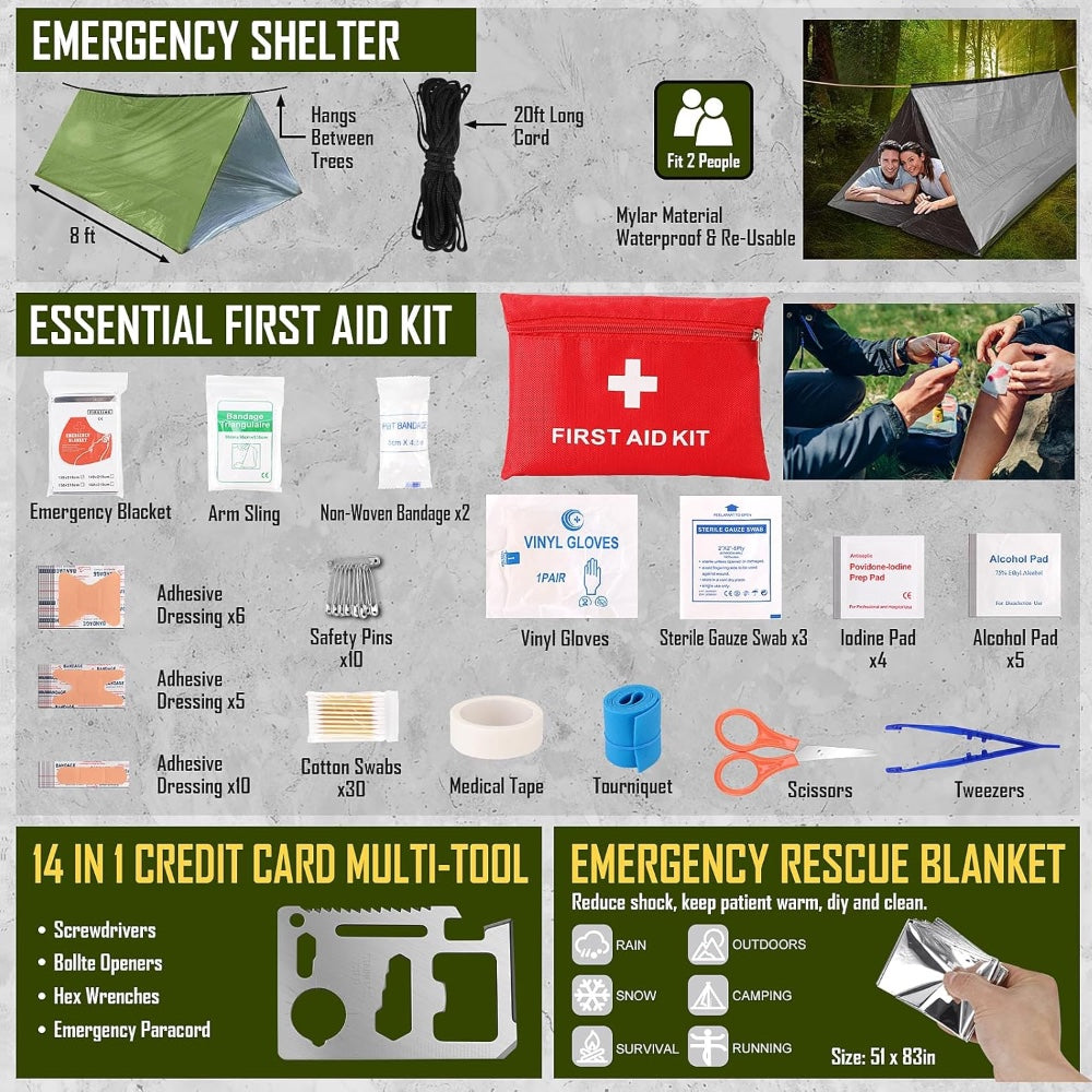 Tactical First Aid Sling Kit 268 -  Stealth Angel Survival