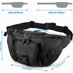Tactical Fanny Pack Waist Bag Hip Belt Outdoor Hiking Fishing Stealth Angel Survival