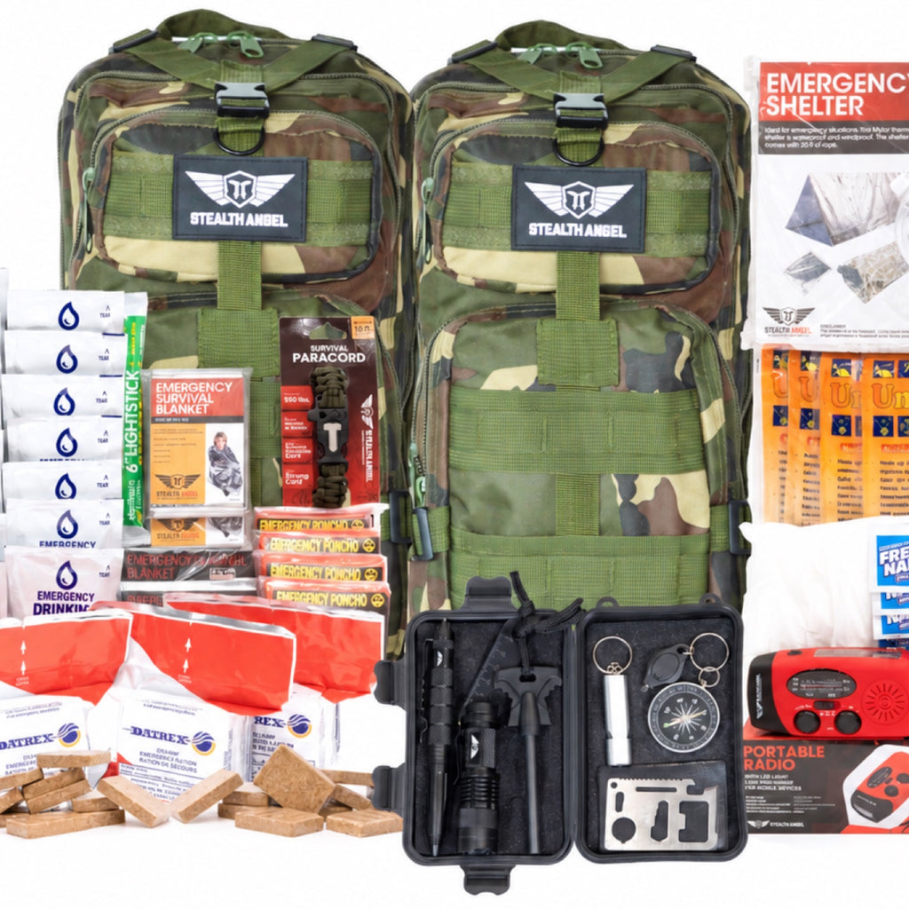 5 Person Emergency Kit / Survival Bag (72 Hours) Stealth Angel Survival