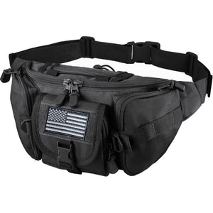 Tactical Fanny Pack Waist Bag Hip Belt Outdoor Hiking Fishing Stealth Angel Survival