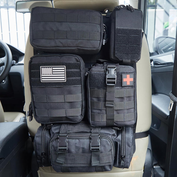 Tactical Back Seat Molle Organizer Stealth Angel Survival