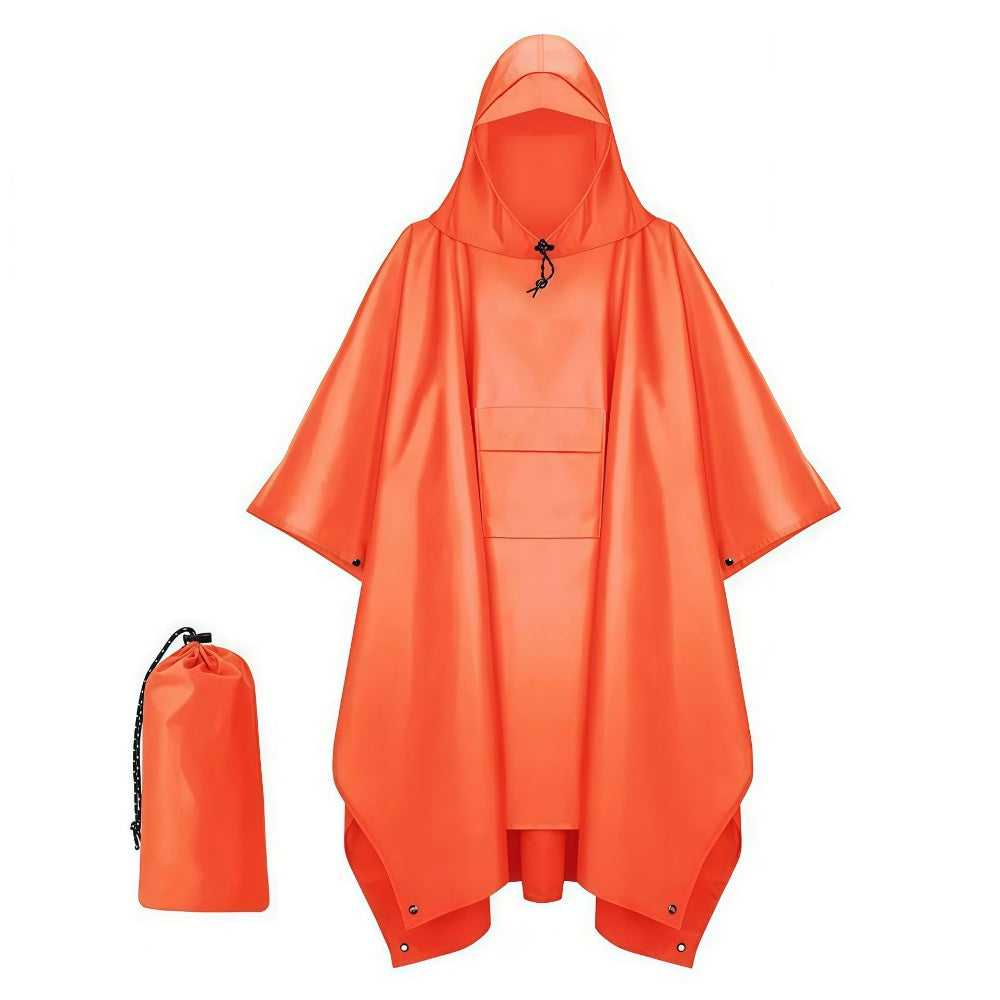 3 in 1 Hooded Poncho / Shelter / Tarp Military Style Multi-Purpose Stealth Angel Survival SA-RC1