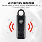 Self Defense Alarm Keychain, LED Flashlight with Strobe Light Rechargeable  Stealth Angel Survival