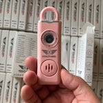 Self Defense Alarm Keychain, LED Flashlight with Strobe Light Rechargeable  Stealth Angel Survival