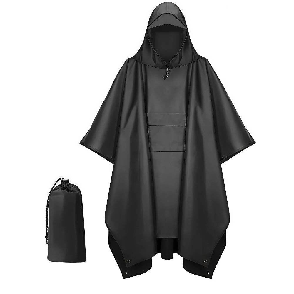 3 in 1 Hooded Poncho / Shelter / Tarp Military Style Multi-Purpose Stealth Angel Survival SA-RC1