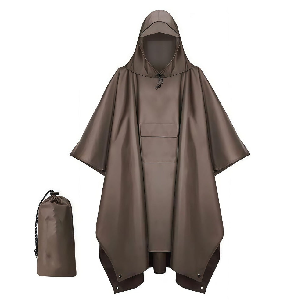 3 in 1 Hooded Poncho / Shelter / Tarp Military Style Multi-Purpose Stealth Angel Survival SA-RC1