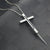 Self Defense Cross Necklace, 21-Inch Chain, Stainless Steel Tool Stealth Angel Survival