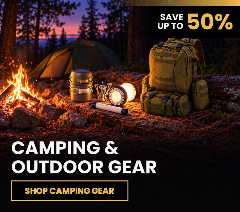 Camping and outdoor gear: save up to 50%