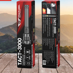 Tact-3000 Flashlight Kit Stealth Angel Survival