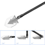 15-in-1 Heavy-Duty Multi-Function Folding Shovel (Black) Stealth Angel Survival