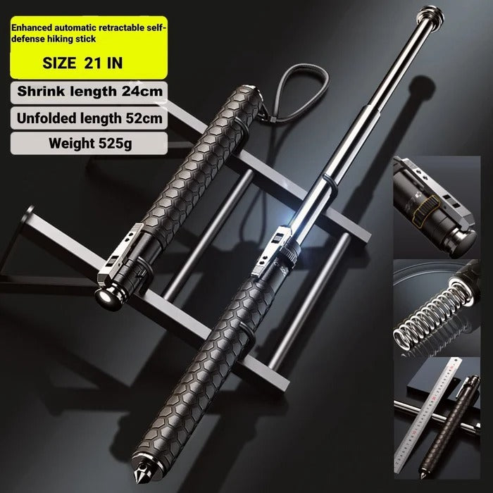 Self Defense Stick Pro Retractable Protection When Walking, Hiking Stealth Angel Survival