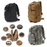 30l outdoor neutral adjustable military tactic backpack rucksacks hiking travel 30L Backpack Military Style Outdoor Waterproof Rucksack Stealth Angel