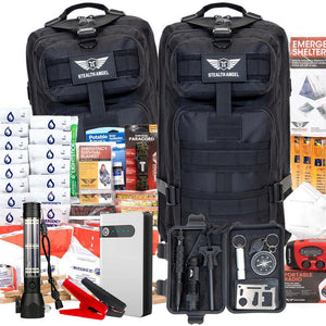 4 Person Car Emergency Kit / Survival Bag (72 Hours) Stealth Angel
