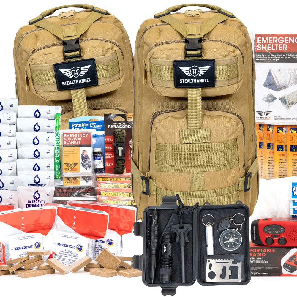 6 Person Emergency Kit / Survival Bag (72 Hours) Stealth Angel Surviva ...