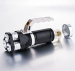 Black SL2400 High-Power LED Rechargeable Flashlight / Spotlight / Searchlight Stealth Angel Survival