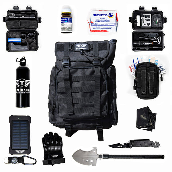 Alpha 3.0 Bug Out Bag / Emergency Survival Go Bag (72 Hours) Stealth A