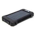 10,000mAH Waterproof / Shockproof Solar Dual-USB Charger and LED Light Stealth Angel Survival