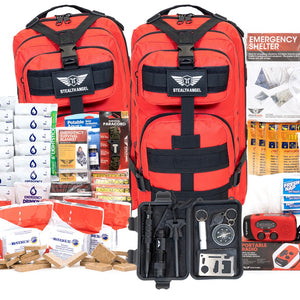Earthquake Preparedness Kit 3 Person (144 Hour) Backpack Stealth Angel Survival