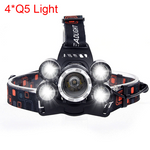 HLX5 High Power 4-Mode LED Waterproof Headlamp Kit Stealth Angel Survival