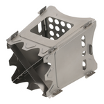 Stainless Steel Square Wood Burning Stove Lightweight And Compact Stealth Angel Survival