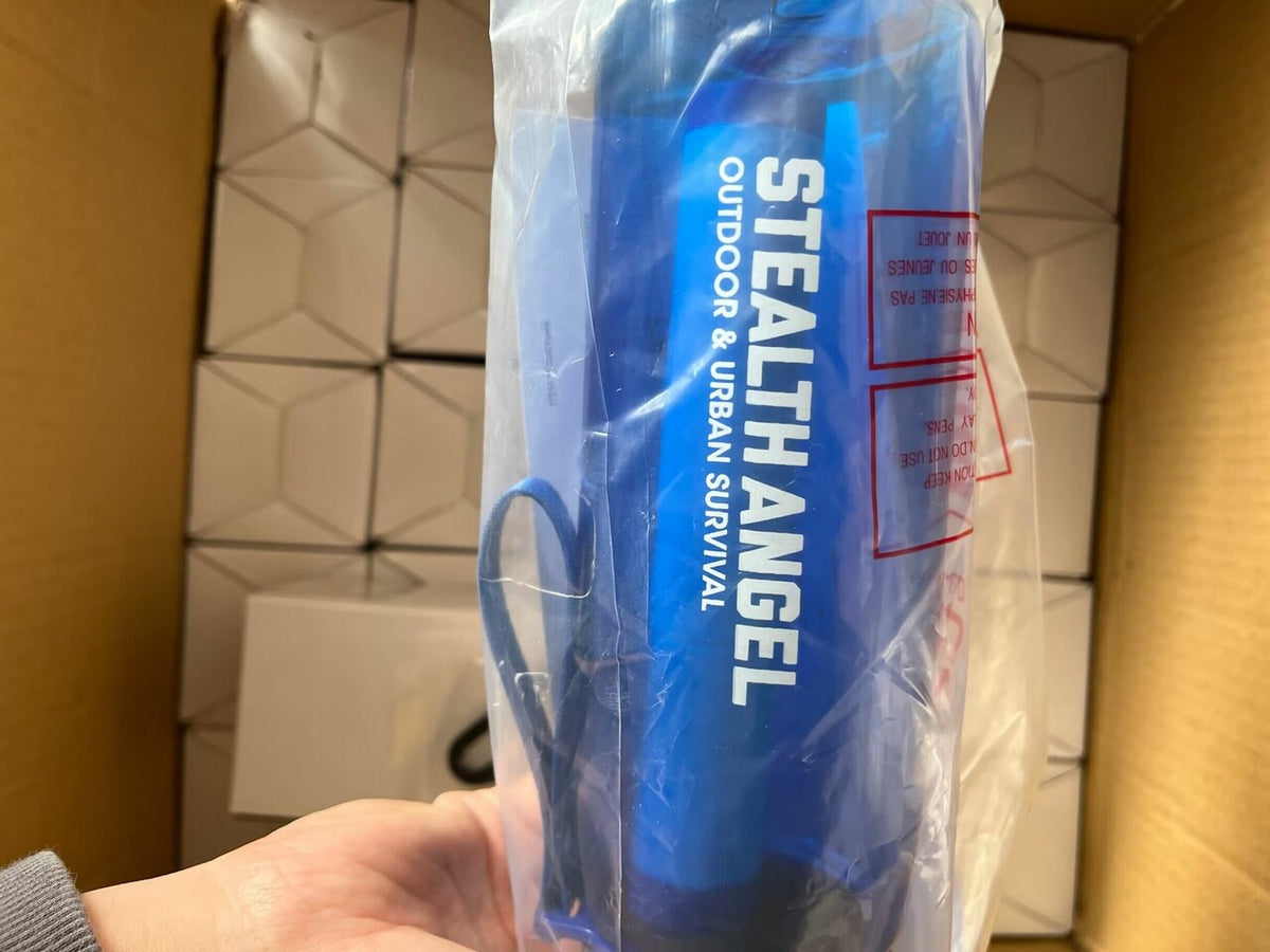 Personal Water Bottle Filter Pro Stealth Angel Survival