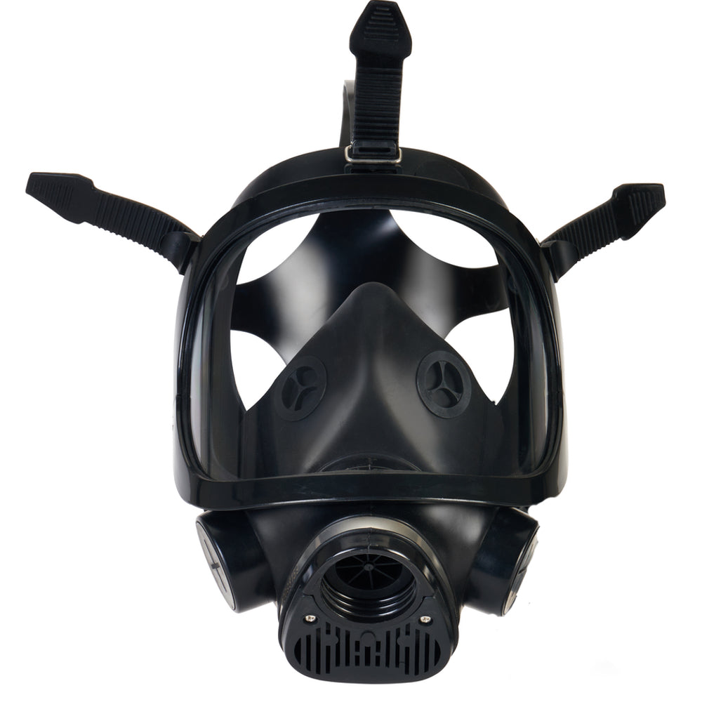 Full Face Tactical Dual Respirator Gas Mask Stealth Angel Survival