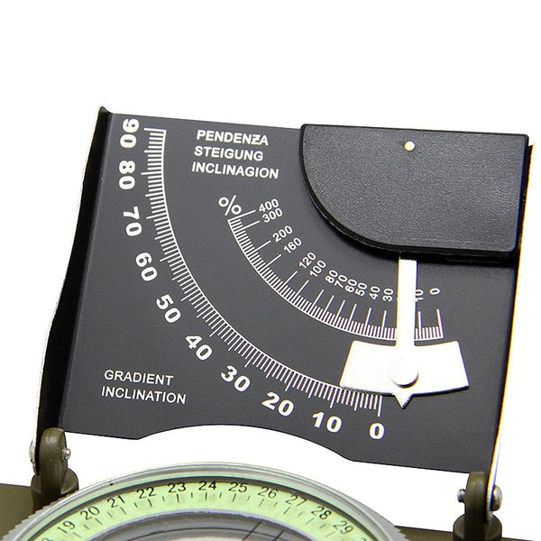 MLC2 Professional Military Lensatic Sighting Metal Compass with Inclin ...